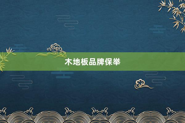 木地板品牌保举