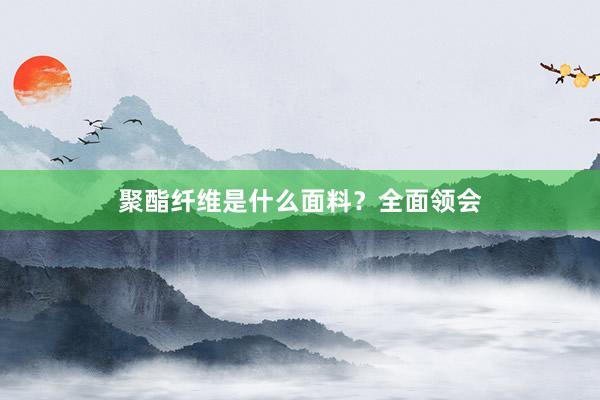 聚酯纤维是什么面料？全面领会